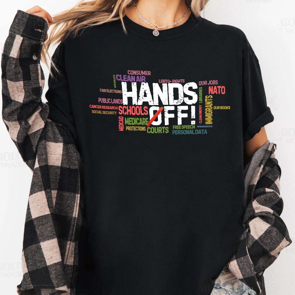 Hands Off Protest 6 Anti Trump Elon Musk Awesome Shirt